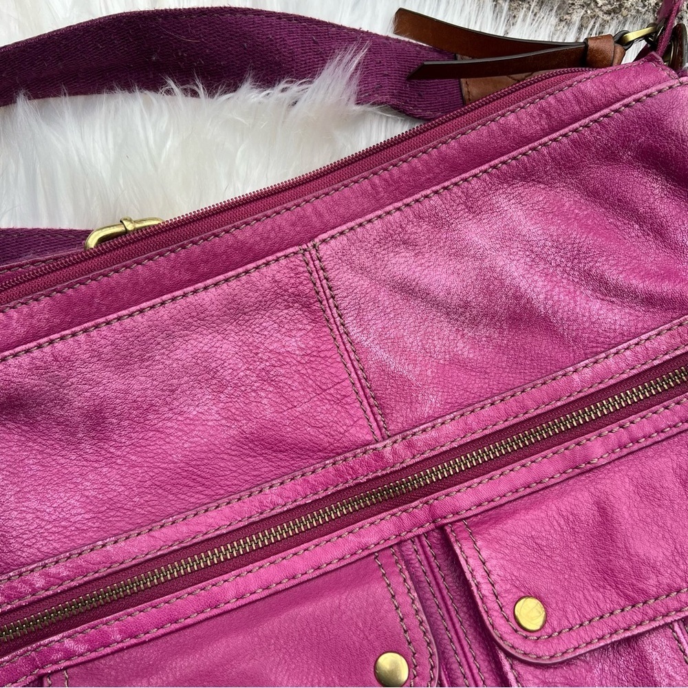Fossil Magenta Purple Crossbody Purse - Picture 3 of 4